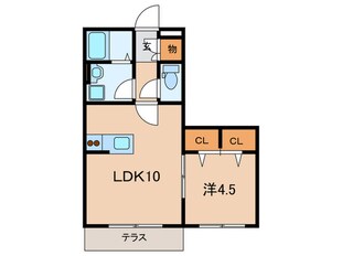 シャトレ清風の物件間取画像